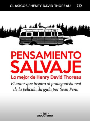 cover image of Pensamiento Salvaje, lo mejor de Henry David Thoreau